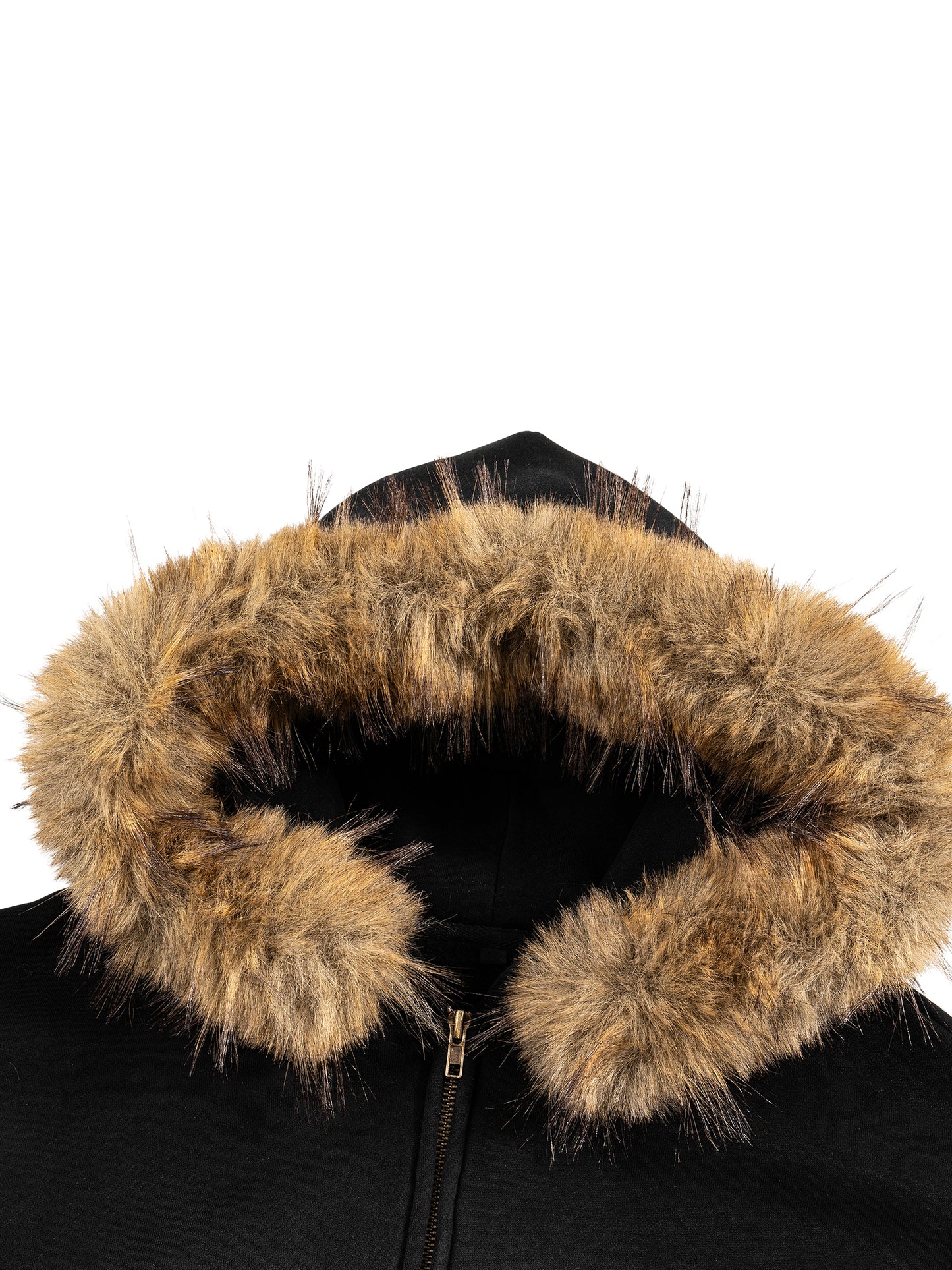 GUN RANGE DETACHABLE FUR HOODIE